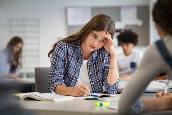 Student forgot answer during exam