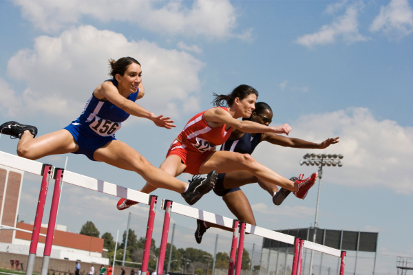 Athletes competing without any selection pressure