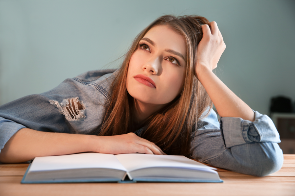 A student who needs to learn how to avoid distractions